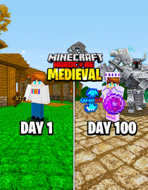 Watch I Survived 100 Days in MEDIEVAL TIMES in Hardcore Minecraft ...